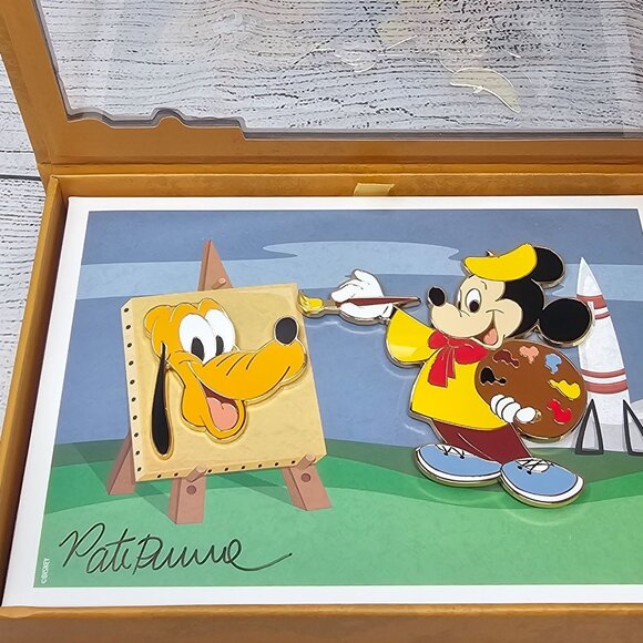 NEW! Disney Niftie Fifties Flashback Disneyland Art Corner LE 150 Box set 5 pins - Picture 2 of 8
